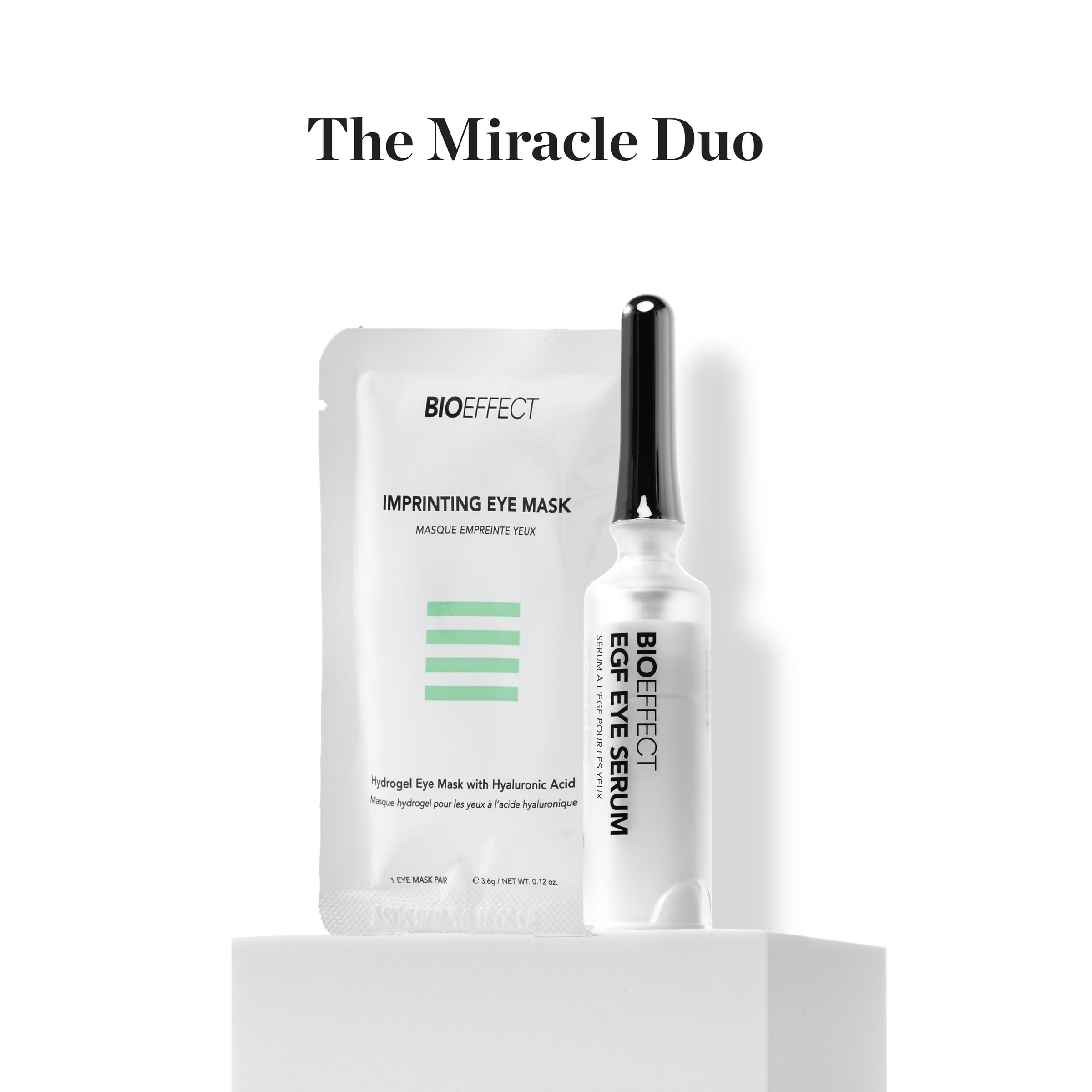 Bioeffect Imprinting Hydrogel Eye Masks | DePuffing & Dark Circles, 8 Pairs