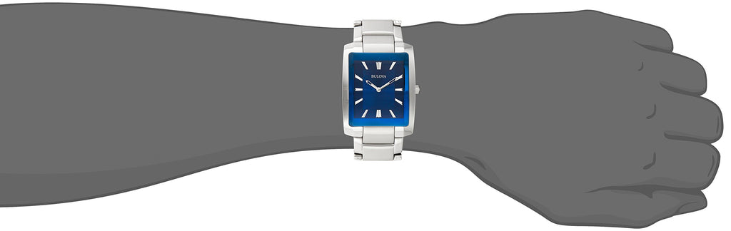Bulova Men's Classic Rectangle 2-Hand Quartz Watch Style: 96A169