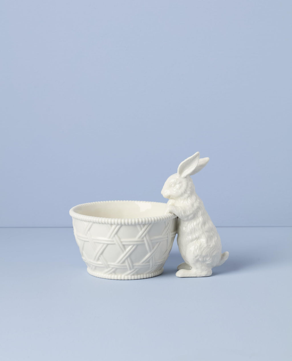 Lenox 897157 Wicker Creek Bunny Candy Dish, Easter Serveware