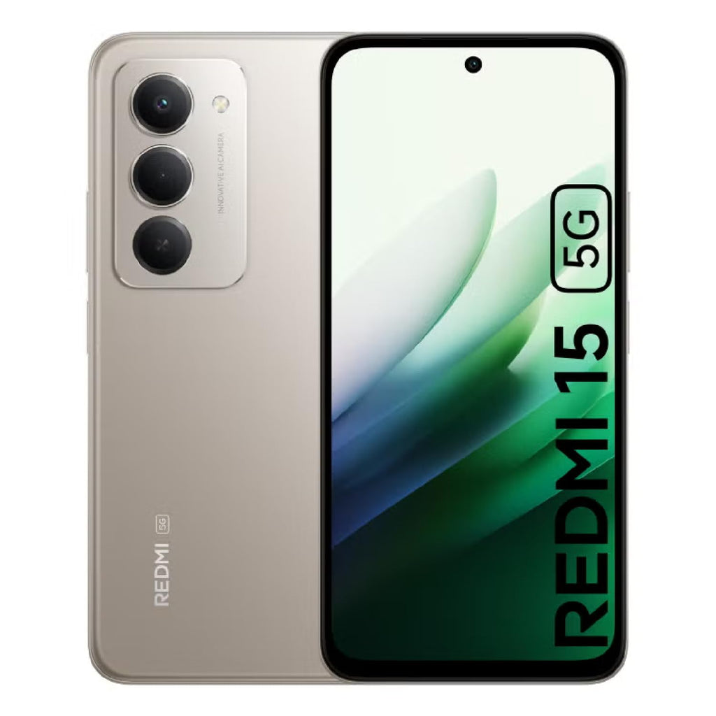 XIAOMI Redmi 15 5G NFC (Compatible with Tmobile Tello Mint & Global) (256GB + 8GB) Unlocked Dual SIM 6.9" 50MP Model 25057RN09E (Titan Gray)