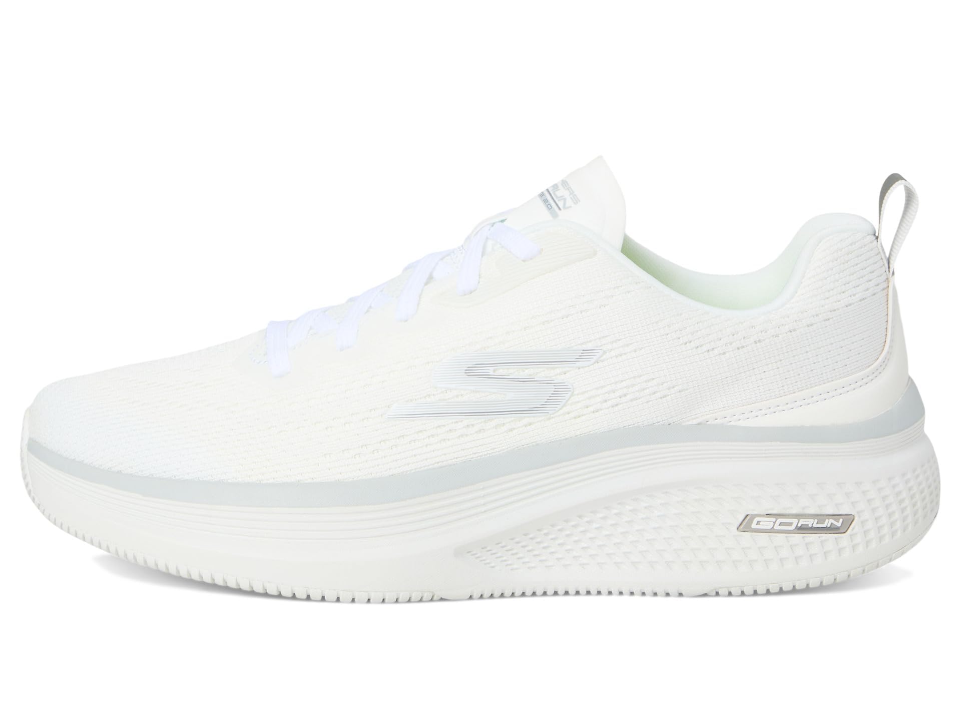 Skechers Men's Go Run Elevate 2.0 Fluid Motion Sneaker, White, 9.5 X-Wide