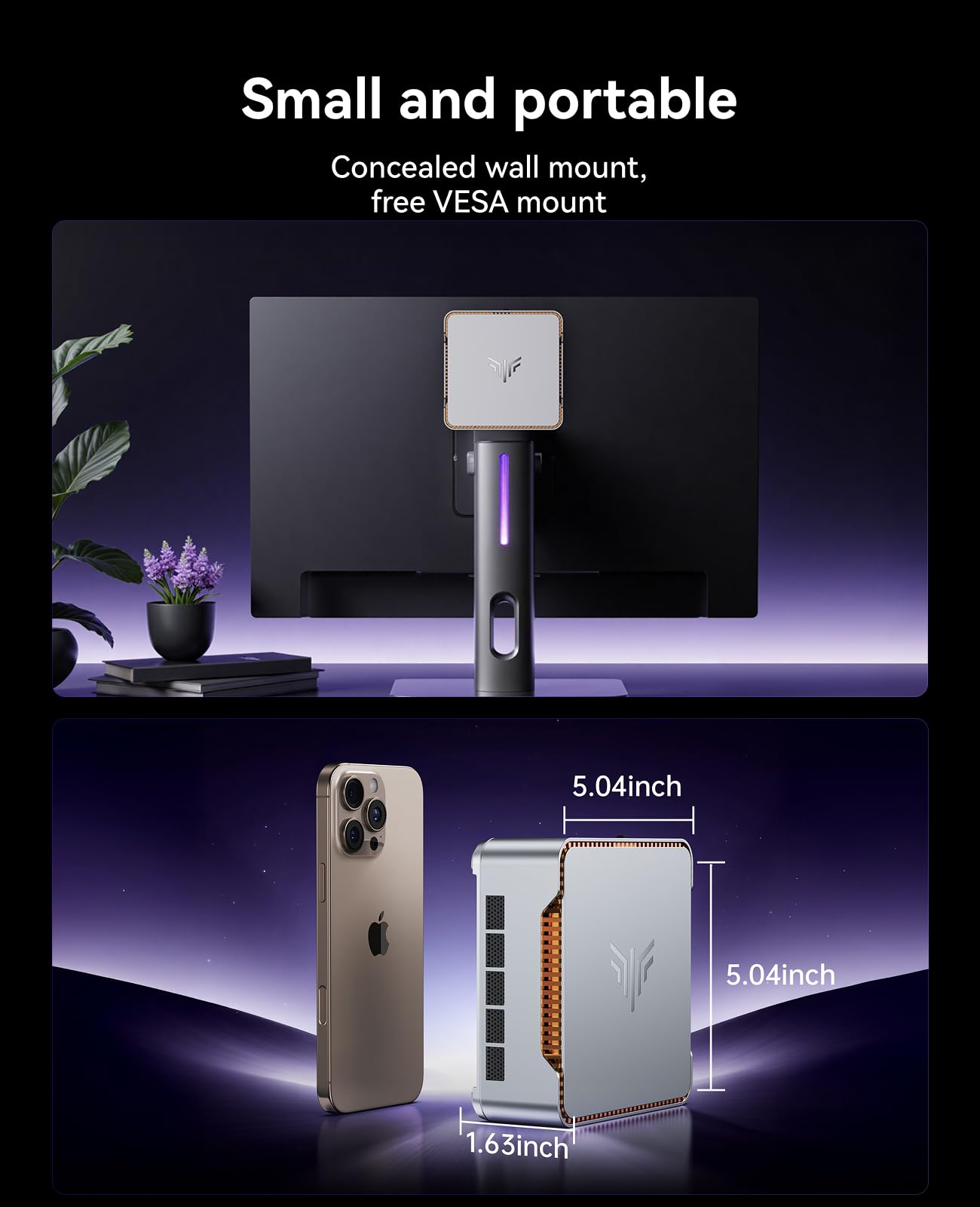 KAMRUI Pinova P2 Mini PC, in-tel Core 12600H (Beat 6800, up to 4.5GHz) 16GB RAM 512GB SSD Mini Gaming Desktop Computers, Triple 4K Display 6*USB3.2, USB-C, HDMI, DP, WiFi6, BT5.2, Gaming Home Office