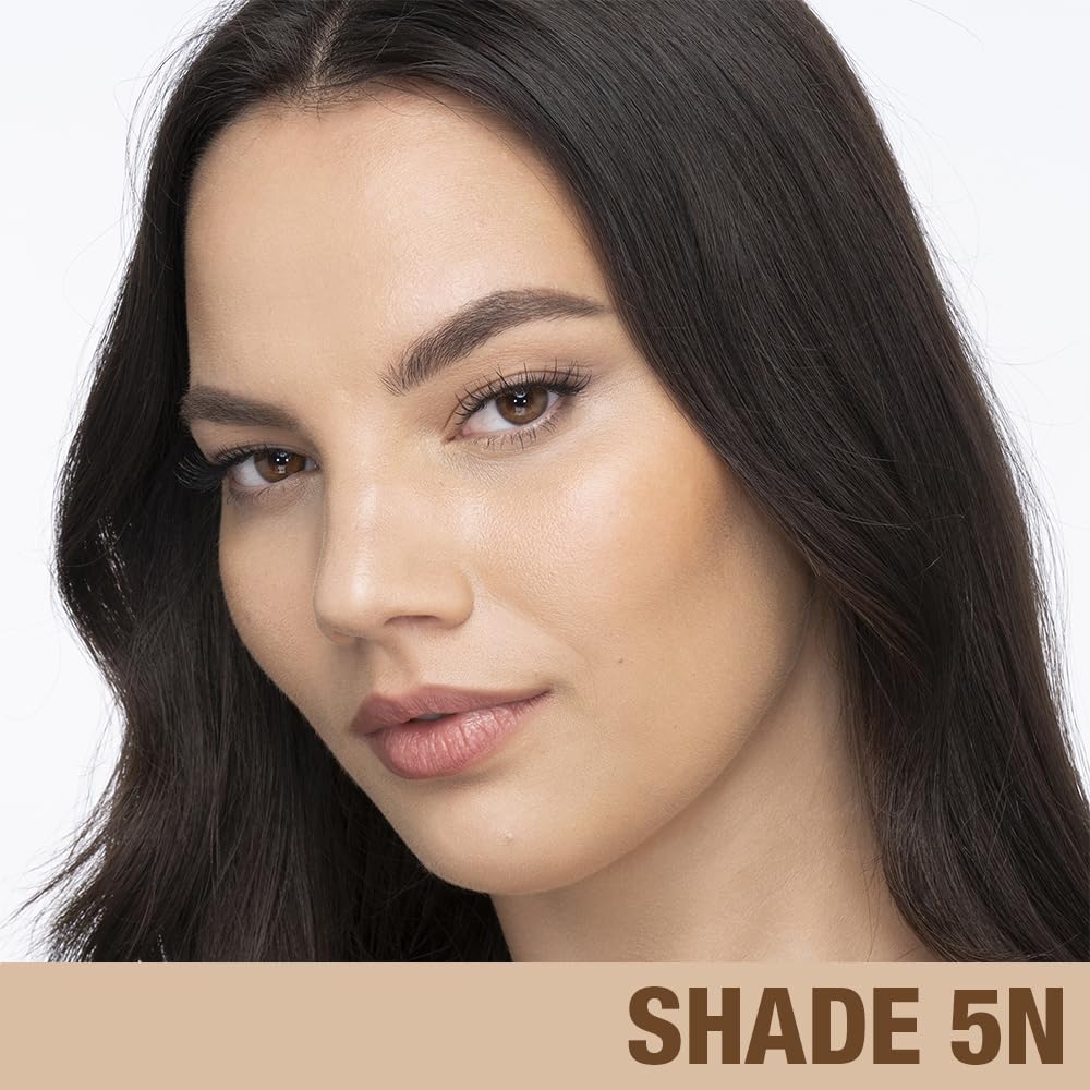 Charlotte Tilbury Beautiful Skin Medium Coverage Hydrating Foundation - Buildable Liquid Makeup for Instant Glow, Plumping Hydration & Lasting Skincare Benefits - 5 Neutral