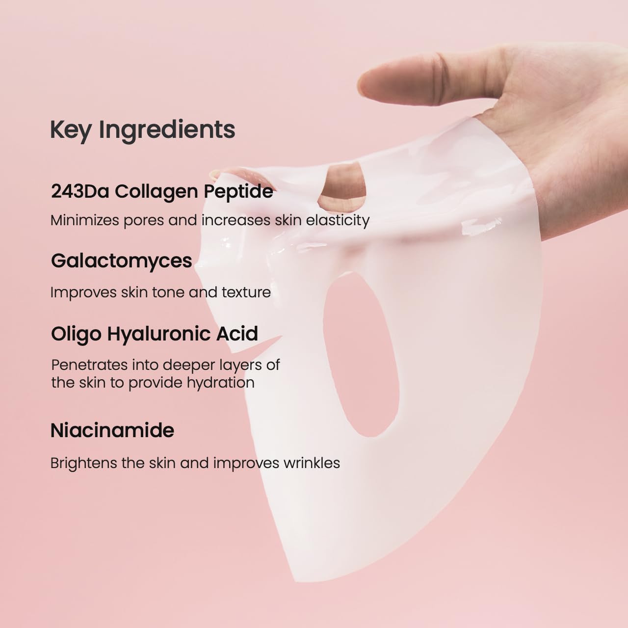 BIODANCE Bio-Collagen Real Deep Mask, Hydrating Overnight Hydrogel Face Mask, Pore Minimizing, Elasticity, Plumping, Travel Essentials & Self Care Gifts for Women, Korean Skin Care | 1.19oz(34g) x 4ea