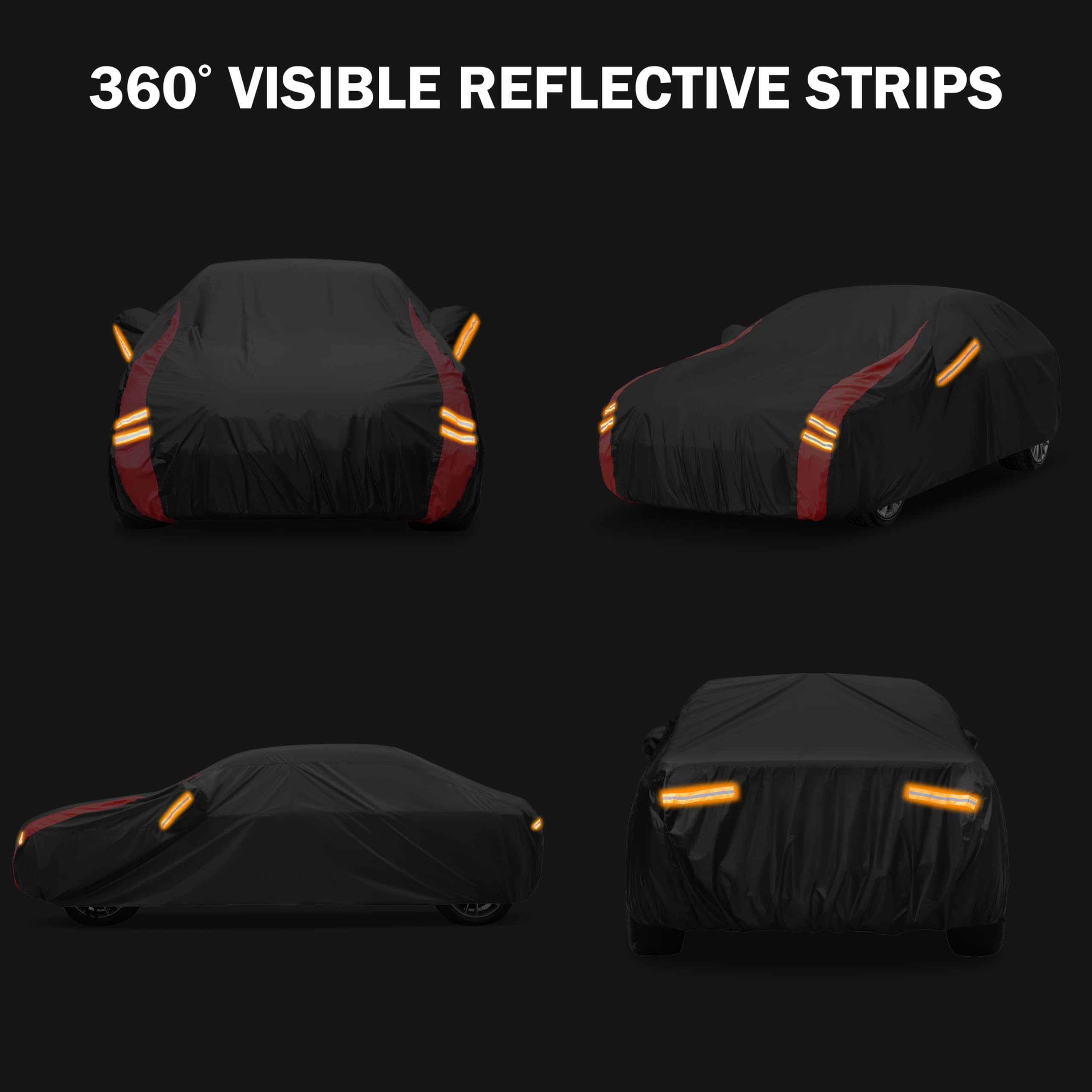 MBLCOOVERS Car Cover Outdoor Automobiles Waterproof All Weater Truck Cover for Tacoma, Tundra, Titan, F-150, RAM 1500, Silverado 1500, Sierra 1500 etc. Length: Up to 230 inches.