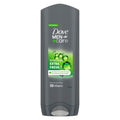 Dove Men+Care Refreshing Extra Fresh Men's 3-in-1 Hair, Face and Body Wash Body Cleanser shower gel with 24 hour nourishing MicroMoisture technology for healthy and smooth skin all day 250 ml