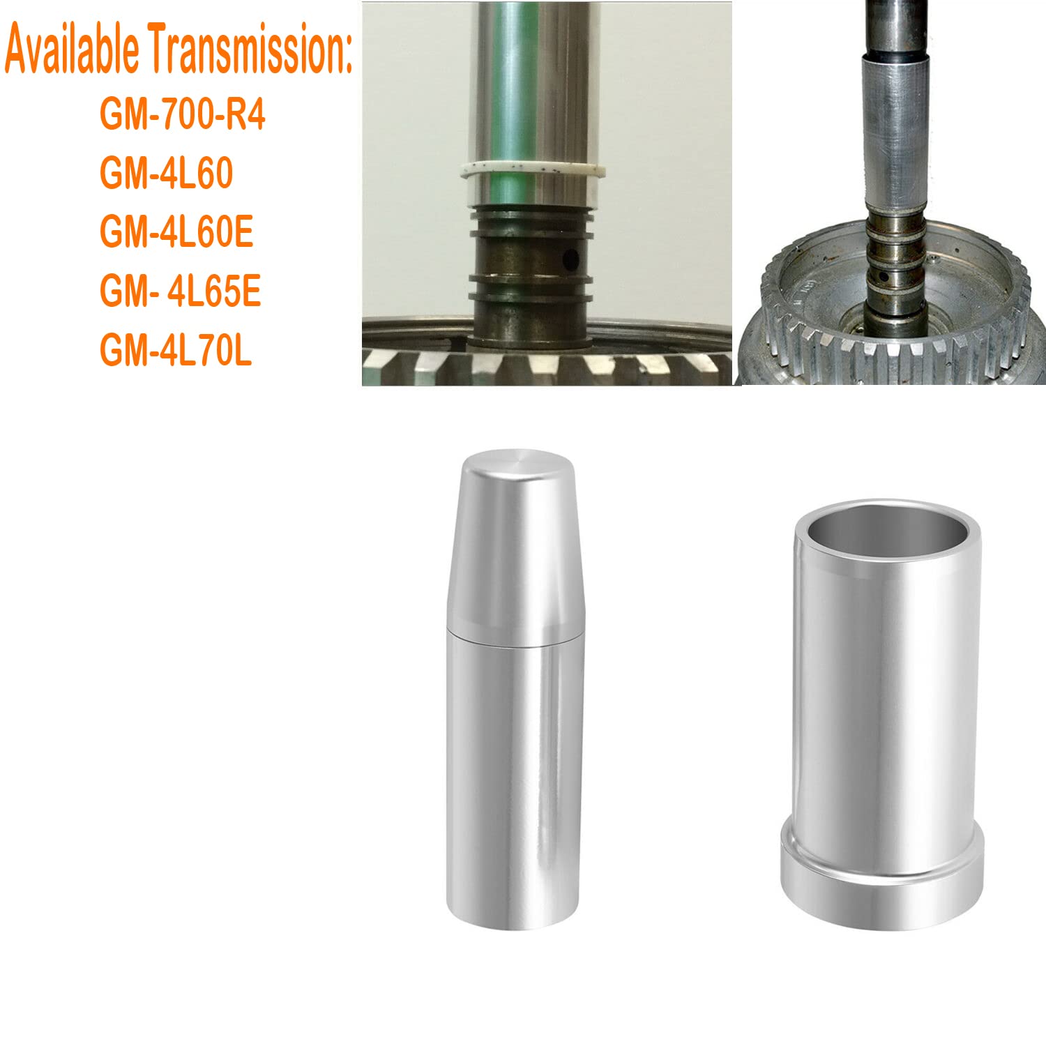 Turbine & Stator Shaft Teflon Seal Installer and Resizer Transmission Tool Set J-36418-C & ST-1503 for GM 700-R4/ 4L60/ 4L60-E/ 4L65E/ 4L70E/ 4L70L