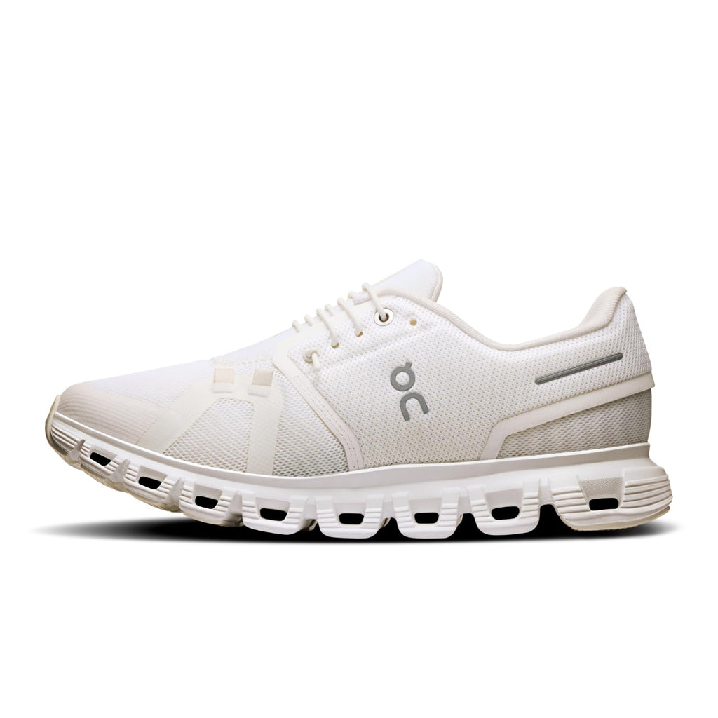 On Women's Cloud 6 Sneakers, White, 7 Medium US