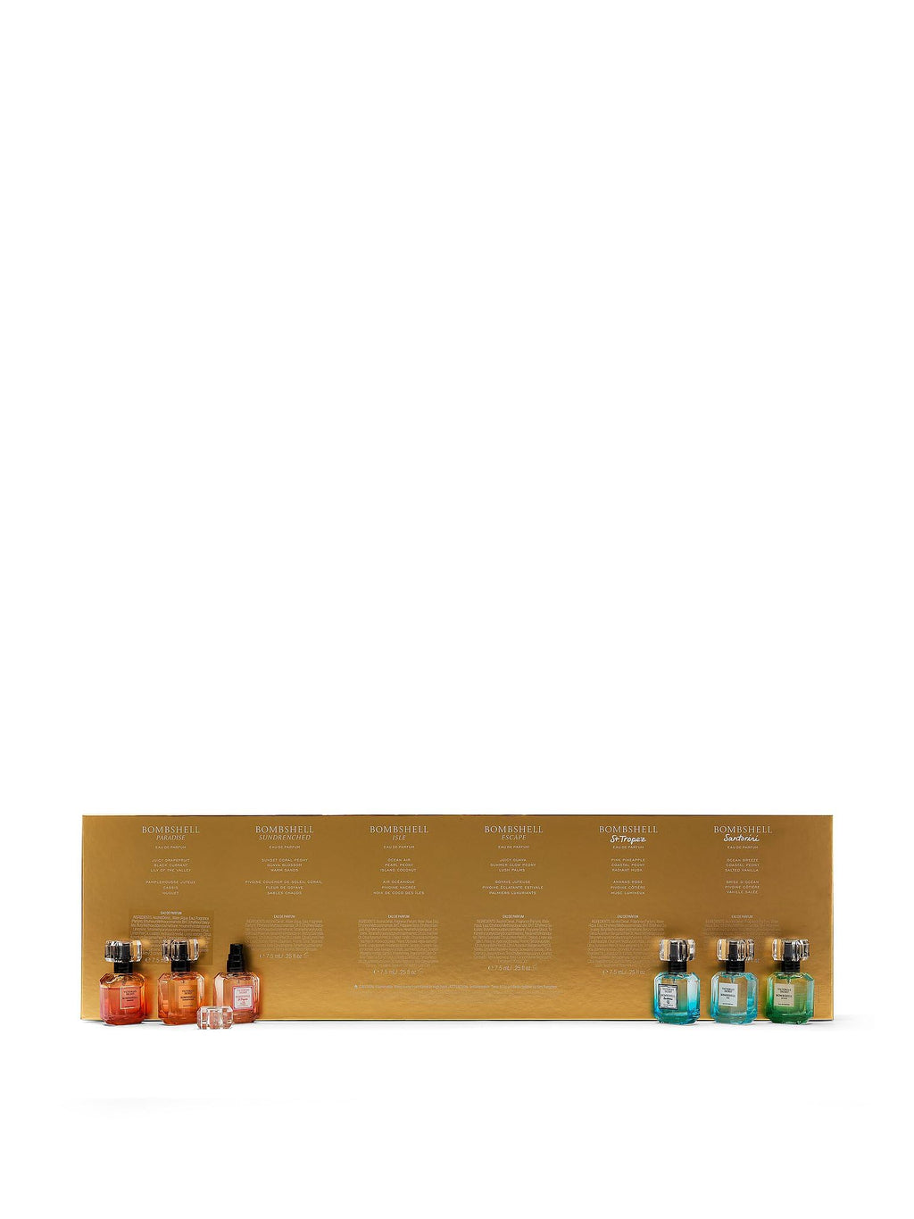 Victoria's Secret 6-Piece Bombshell Summer Favorites Mini Eau de Parfum Gift Set