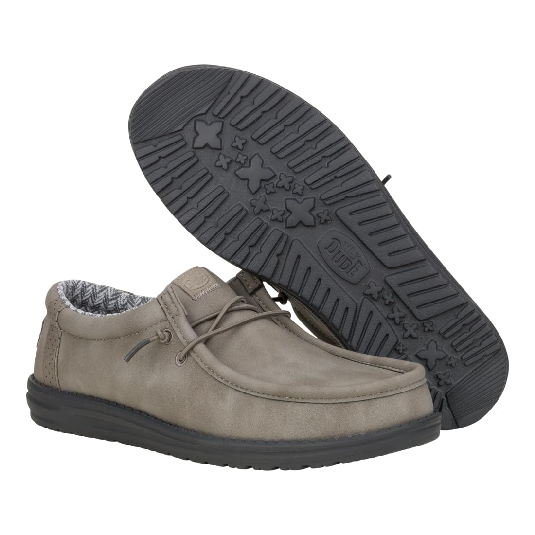 HEYDUDE Wally Classic Grey Men Slip-On