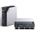 GMKtec AI Mini PC Ryzen Al Max+ 395 (up to 5.1GHz) Mini Gaming Computers, 128GB LPDDR5X 8000MHz (16GB*8) 2TB PCIe 4.0 SSD, Triple Screen 8K Display, WiFi 7 & USB4, SD Card Reader 4.0 EVO-X2