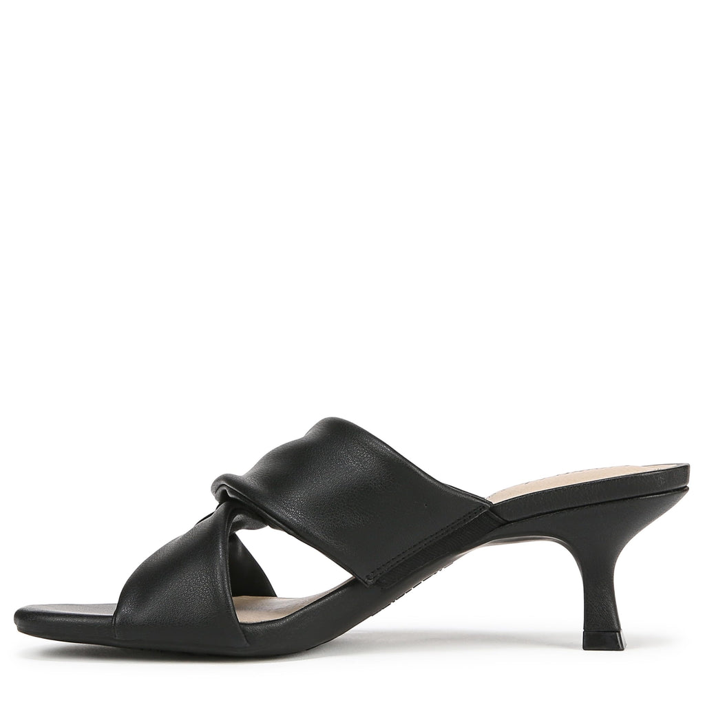 LifeStride Womens Nori Heeled Sandal Black 10 W