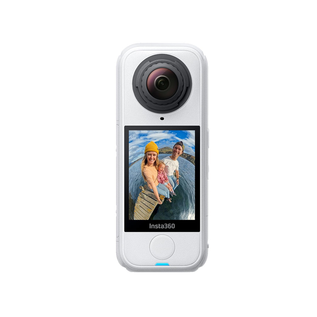 Insta360 X4 Air - Lightweight 165g 8K 360 Camera, Invisible Selfie Stick Effect, Replaceable Lenses, Shoot First & Frame Later, Built-in Wind Guard, FlowState Stabilization, AI-Powered App