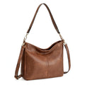 GOIACII Hobo Bags for Women, Soft Leather Shoulder Crossbody Purse, Ladies Large Casual Tote Handbag Multi Pocket