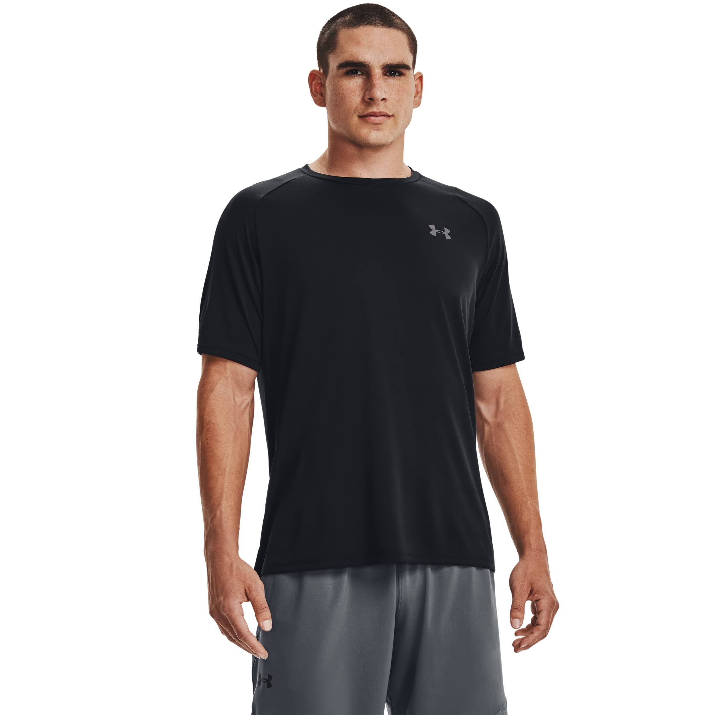 Under Armour Men's Tech 2.0 Short-Sleeve T-Shirt , Black (001)/Graphite, XX-Large Tall