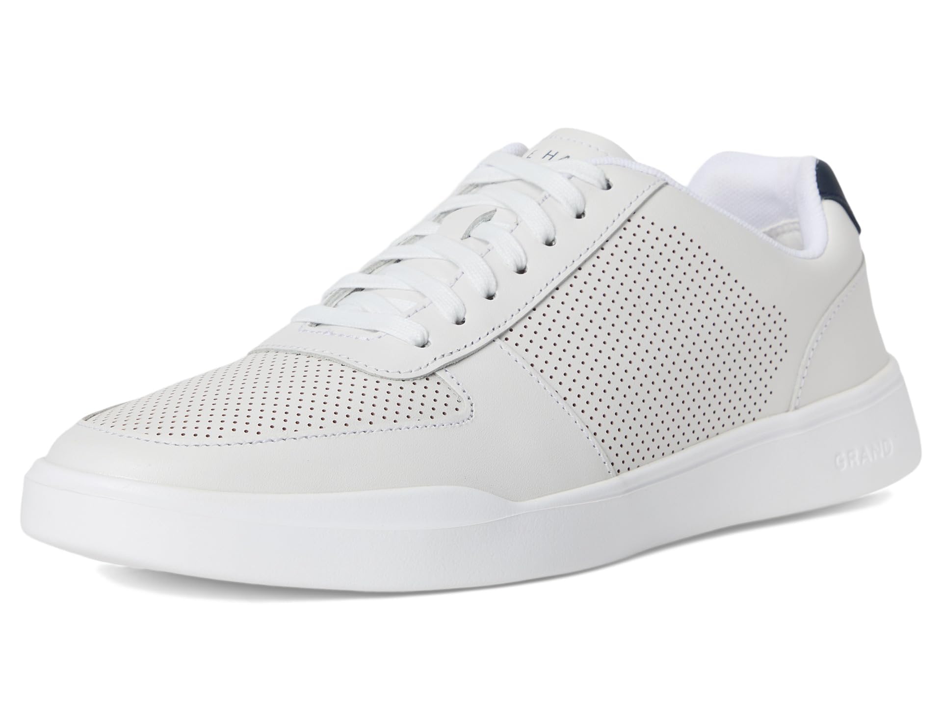 Cole HAAN Mens Grand Crosscourt Modern Perforated Sneaker, Optic White/Peacoat, 11-M US