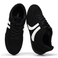 Project Cloud Barefoot Shoes Women – Memory Foam Lace-Up Womens Sneakers – Lightweight & Non Slip Womens Shoes Casual – All-Day Women's Fashion Sneakers for 2026 (Goal, BLK,7)