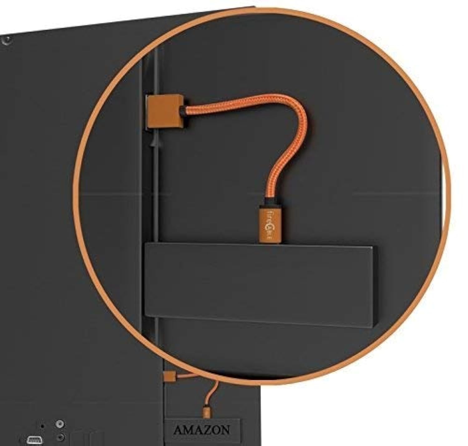 fireCable Plus Adapter for Firestick, Powers Amazon Fire TV Stick from TV USB Port, Eleminates AC Outlet Declutting Wires (See Fire Stick Comparison Chart)