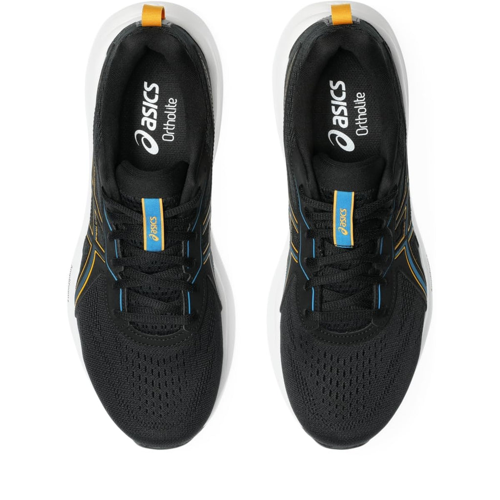 ASICS Men's Gel-Contend 9 Running Shoes, 10.5, Black/YAMABUKI