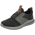 Skechers Men's Delson 3.0, Black/Grey, 13