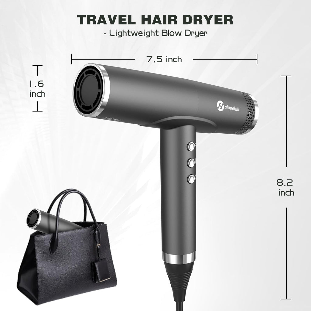 slopehill Professional Ionic Hair Dryer with Diffuser 2000W