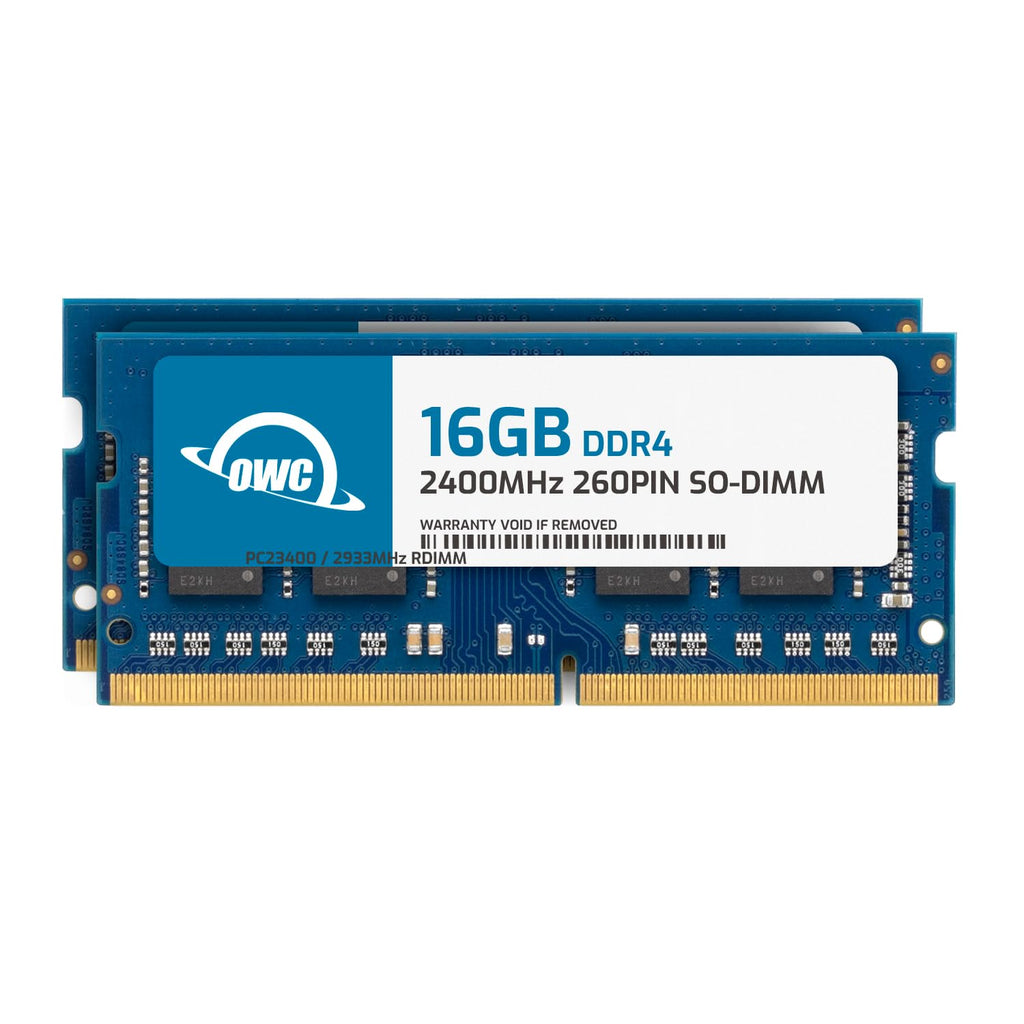 OWC 32GB (2 x 16GB) PC19200 DDR4 2400MHz 260pin SO-DIMMs Memory Ram Upgrade Compatible with 27 and 21.5 iMac (Mid 2017), and Compatible PCs Compatible with MP7N2G/A