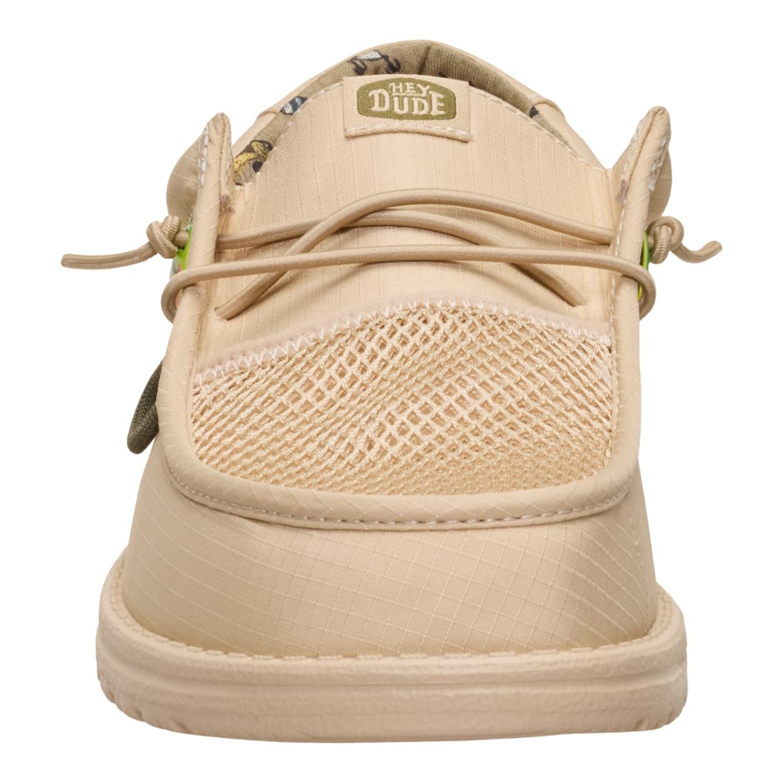 HEYDUDE Wally Bait and Tackle Natural Khaki Size 11, Mens Shoes, Slip-on Loafers, Comfortable & Light-Weight