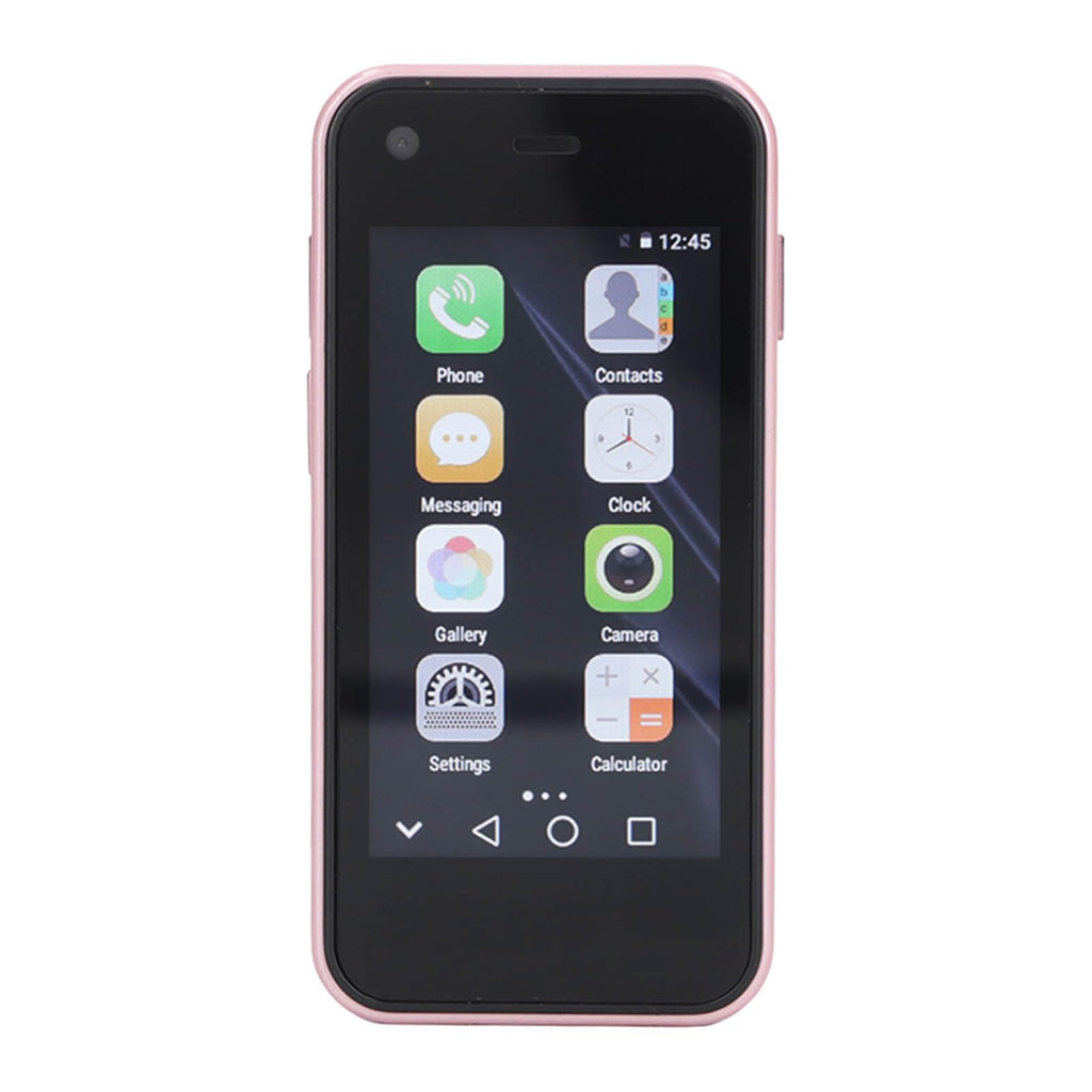 Sudroid Mini Smartphone, World's Smallest Cell Phone, 2.5 Inch, Quad Core, 1GB 8GB, 5MP Dual SIM, HD Unlocked 3G Mobile Phone with Protective Shell ()
