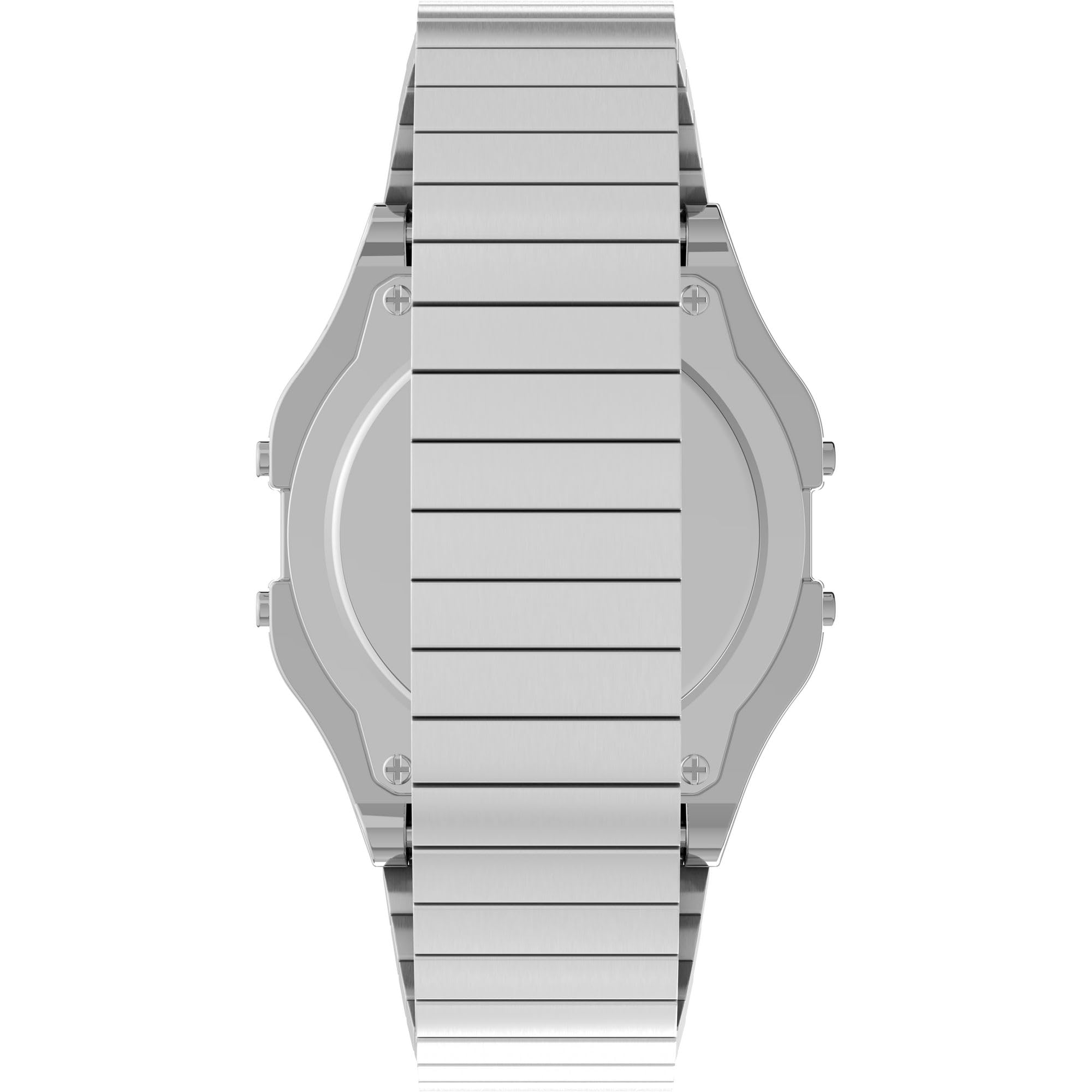 Timex Men's T78587 Classic Digital Silver-Tone Stainless Steel Expansion Band Watch