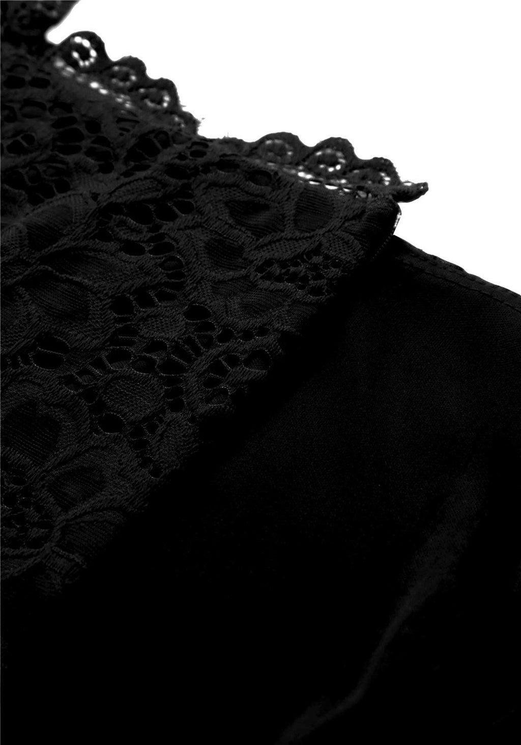 Dressystar Women's Lace Cocktail Dress Hi-Lo Off Shoulder Bridesmaid Swing Formal Party Dress 0042 Black M