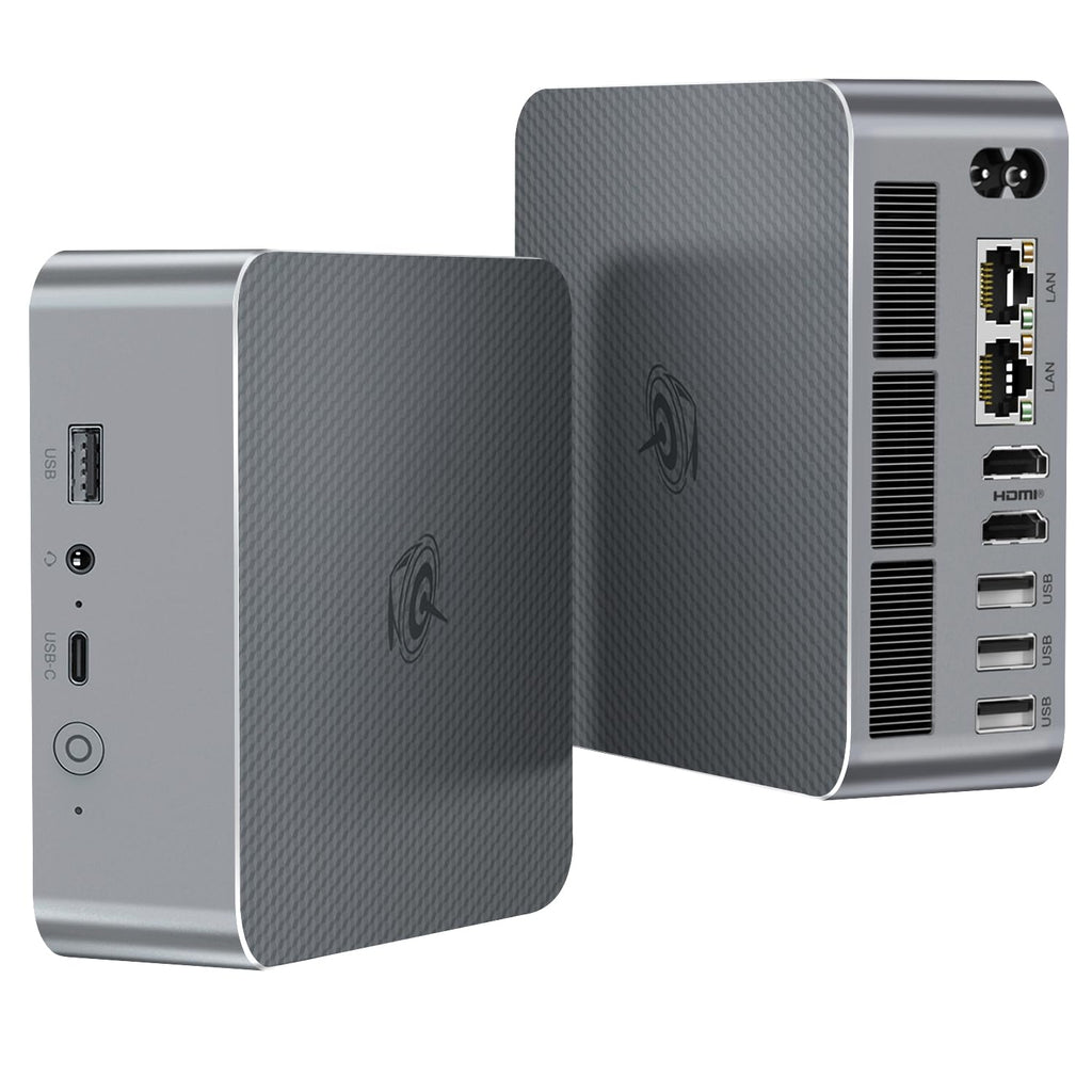 Beelink EQi12 Mini PC Intel i5 1235U(10C/12T,up to 4.4GHZ),16GB 3200MHz DDR4 500GB PCle4.0x4 SSD Mini Computer Supports 4K Dual Screen Display/WiFi6/BT5.4/Dual 1000M LAN