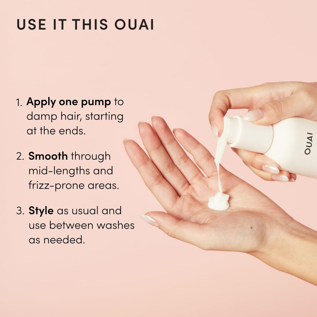 OUAI Anti Frizz Cream - Paraben, Phthalate & Sulfate Free (6 oz)