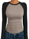 Trendy Queen Womens Long Sleeve Shirts 2026 Underscrub Fall Fashion Outfits