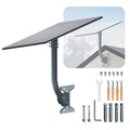for Starlink Gen 3 Roof Mount, Metal Alloy Starlink Standard 4/4X/V3 Mounting Kit with Starlink Gen 3 Wall/Pipe Adapter, Angle Adjustable (Curved)