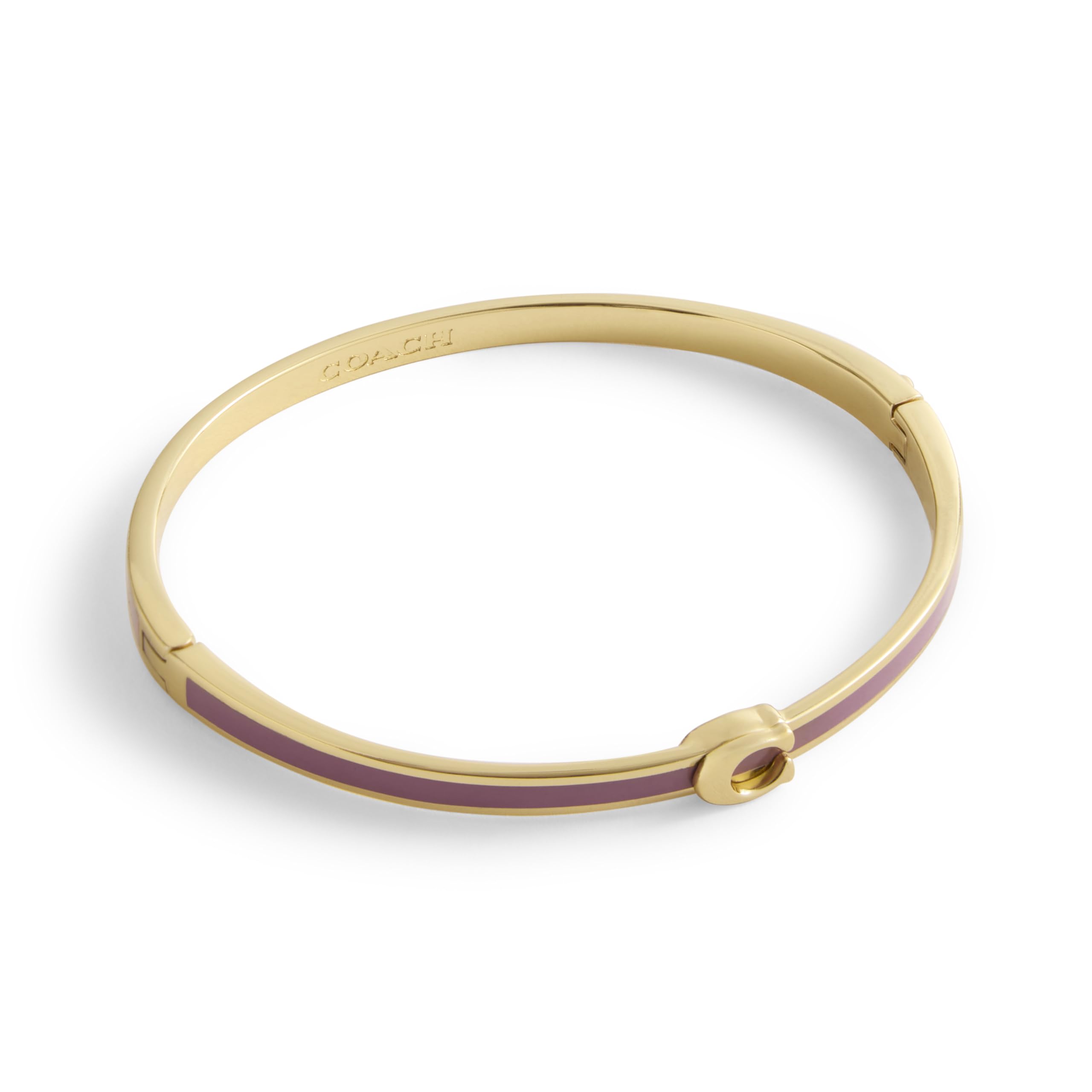 COACH Jewelry Women's Signature C Enamel Bangle Bracelet