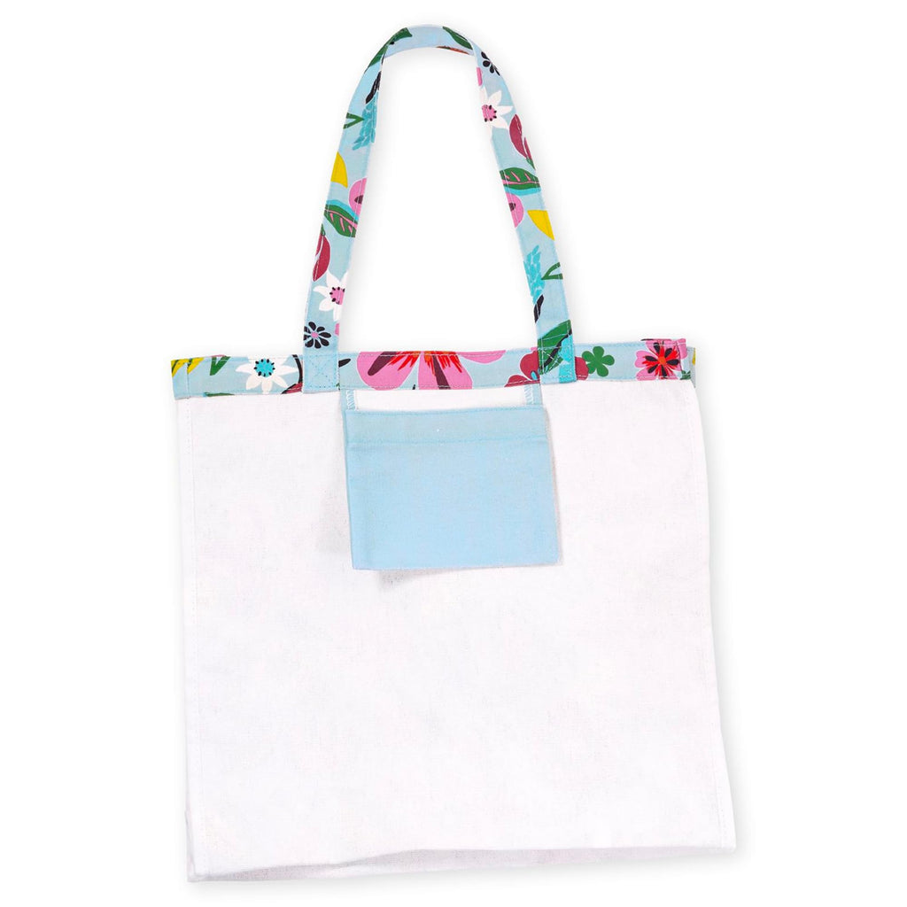 kate spade new york Cute Canvas Tote Bag for Women, Canvas Beach Bag, Book Tote with Pocket for Mother's Day, Safari Floral