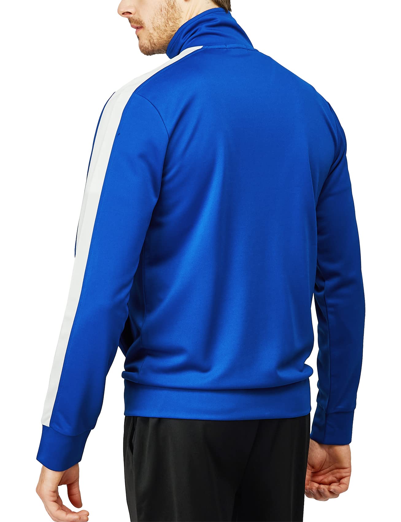 H2H Men's Lightweight Full Zip Softshell Jacket Long Sleeve Soft Coat for Hiking Golf BLUE US M/Asia L (CMOJA134)