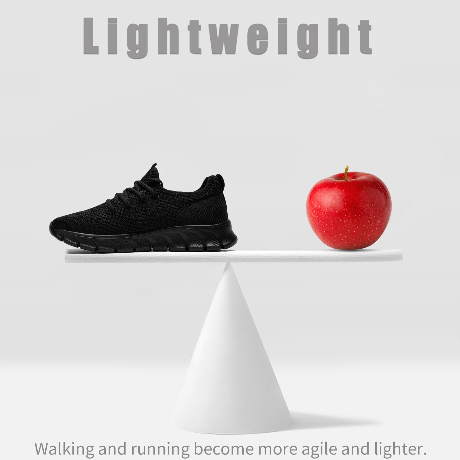 YRLTYO Mens Tennis Shoes Running Sneaker Slip On Walking Gym Workout Athletic Breathable Lightweight Jogging Casual Sport Shoes Black Size 12