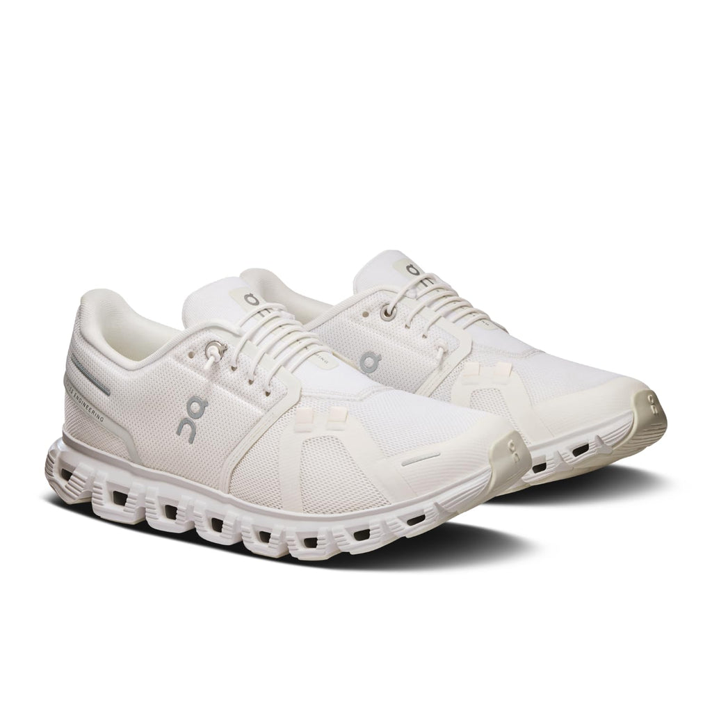 On Women's Cloud 6 Sneakers, White, 7 Medium US