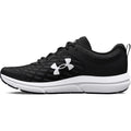 Under Armour Men's Charged Assert 10 Shoes, (001) Black/Black/White, 10.5