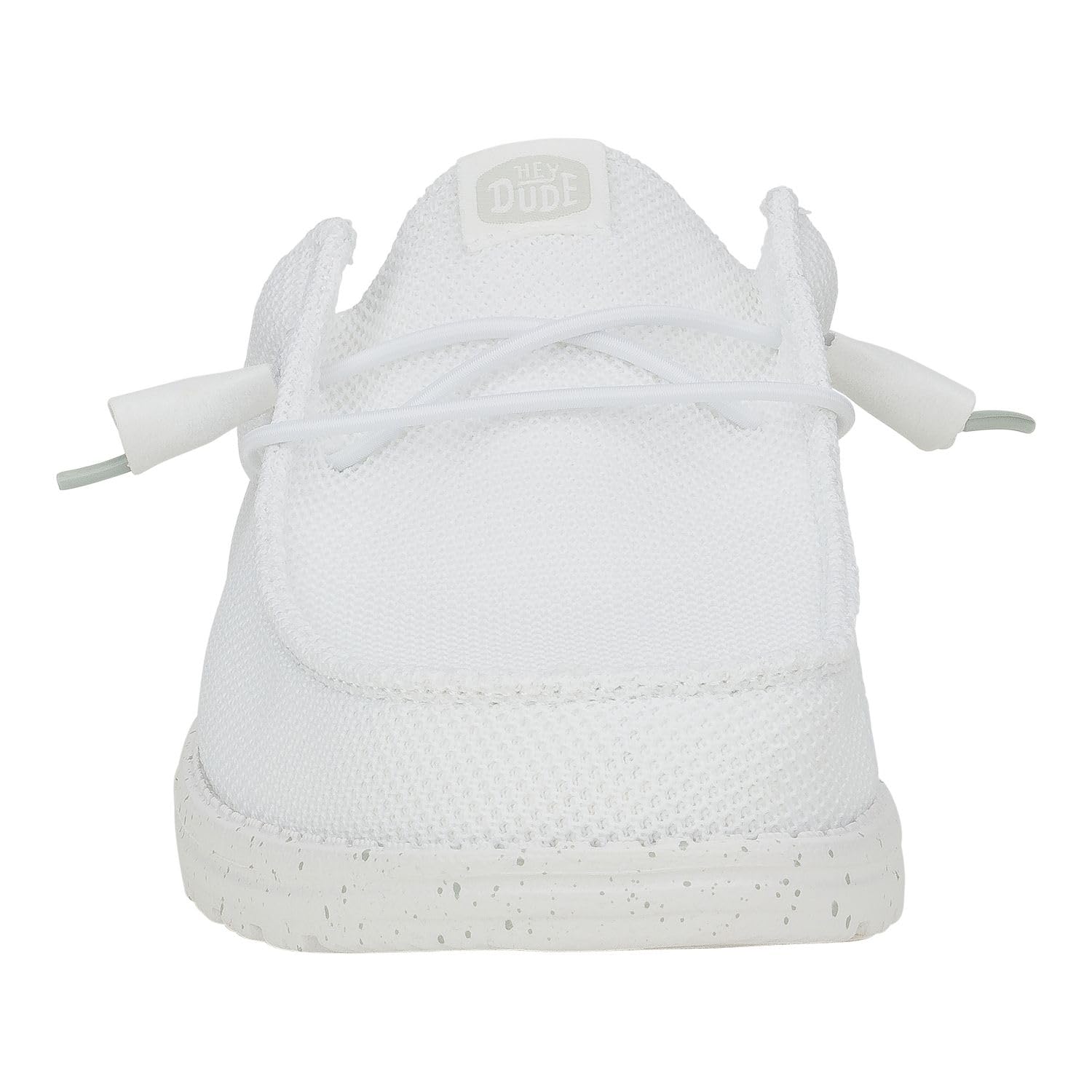 HEYDUDE Wally Slip Stretch Sox, Mens Shoes, Men's Slip-on Loafers, Comfortable & Light-Weight White