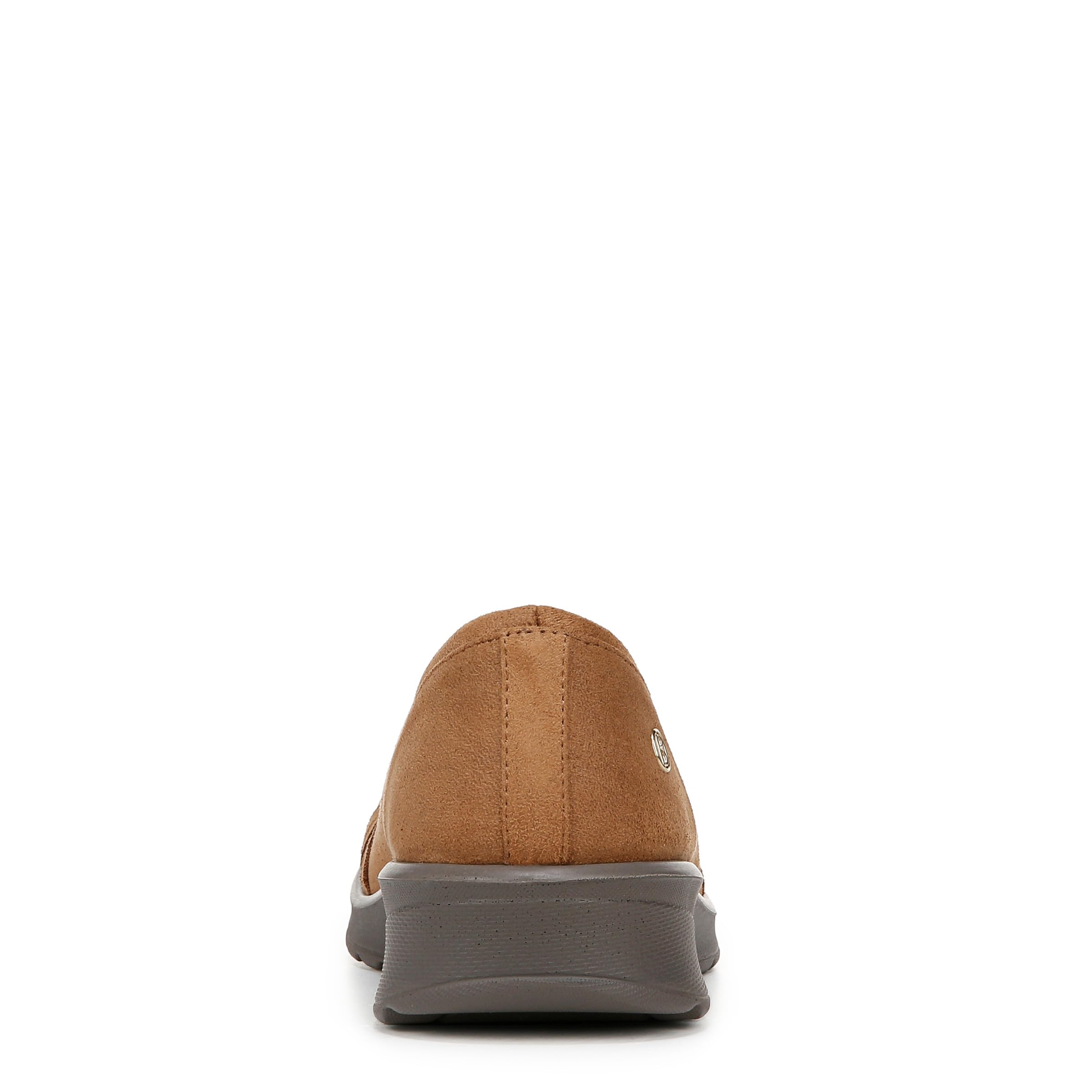 LifeStride Women's Goody Slip-On Loafer Whiskey Tan Leather Fabric 8 W