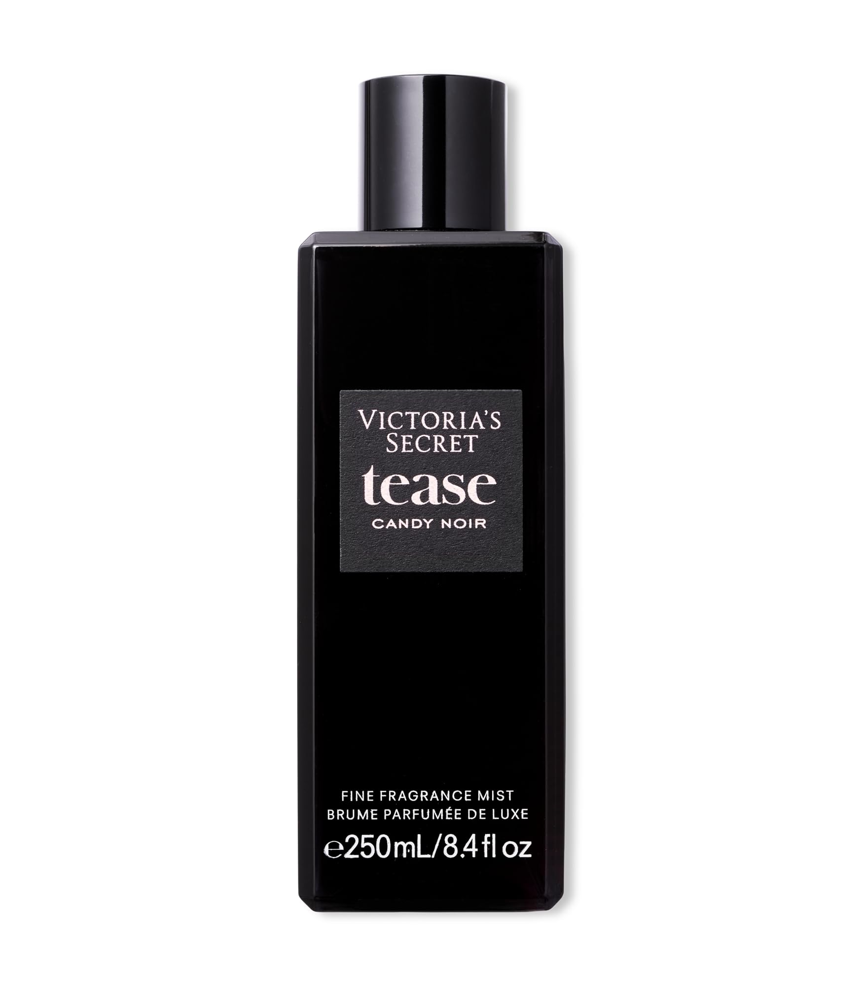 Victoria's Secret Tease Candy Noir Fragrance Mist, Notes of Raspberry Glaze, Night-Blooming Iris & Warm Tonka, Body Spray for Women (8.4 oz)