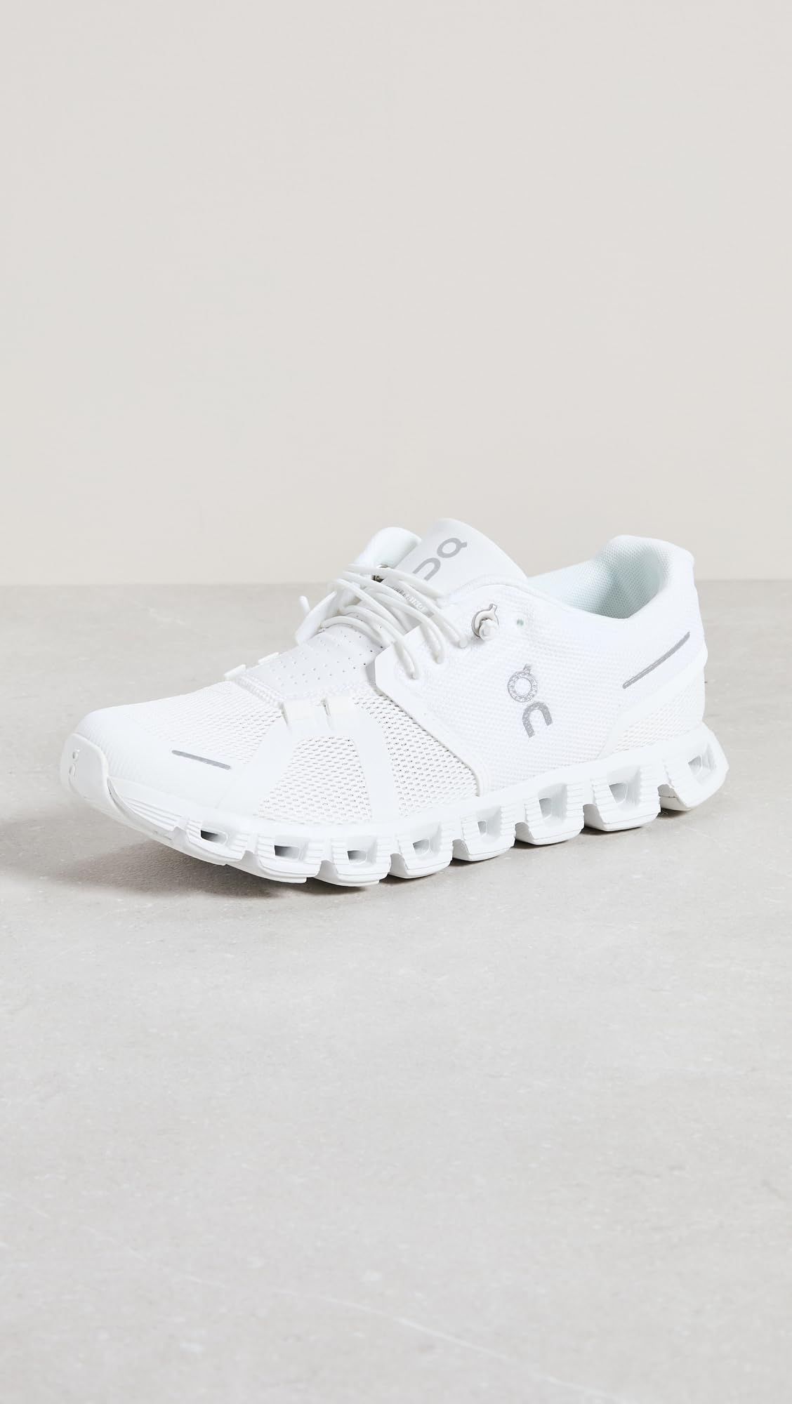 On Women's Cloud 5 Sneakers, All White, 7.5 Medium US
