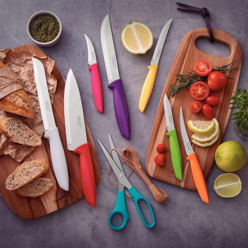 Tramontina Kitchen Knives Set, Stainless steel