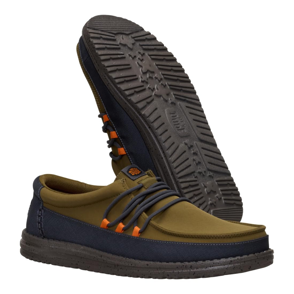 HEYDUDE Wally Guard - Dark Olive/Multi