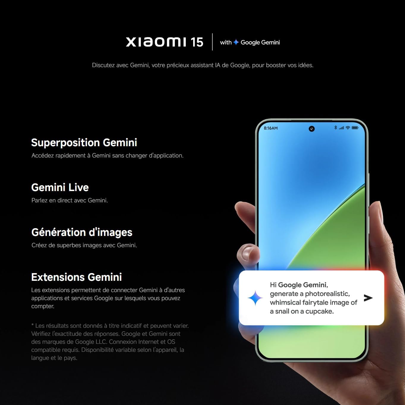 XIAOMI 15 5G Ai (for Tmobile Mint Tello & Global Outside USA) (512GB + 12GB) 50MP Triple Pro Leica Camera 6.36" Dual Sim NFC Model 24129PN74G (Black)