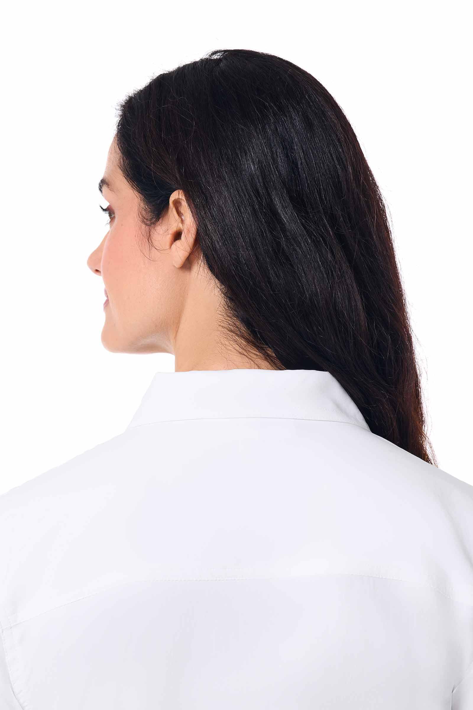 Coolibar Women's Tunic Long Sleeve Shirt - UPF 50+ Sun Protection - Santorini in White