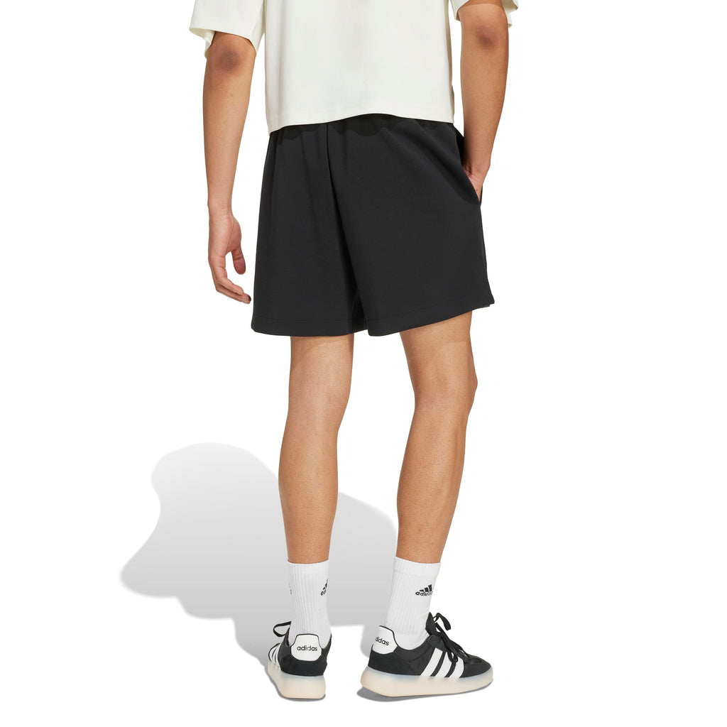 adidas Men's Soft Lux Loose Shorts, Black, Large
