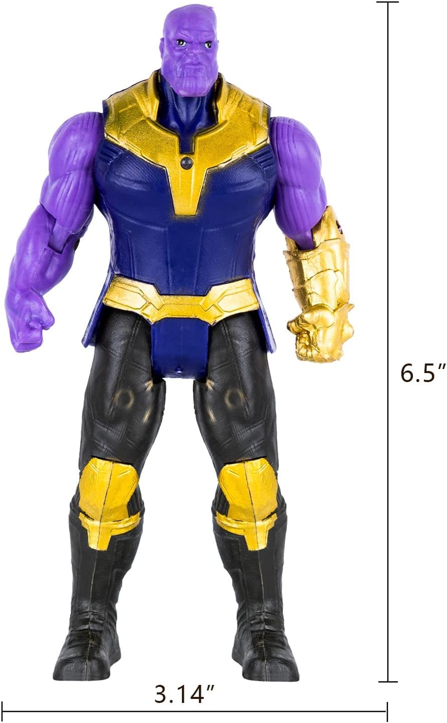 MUKSSE 14 pcs Big Set Superhero Action Figures – Collectible Models 6.5-inches Tall, Exclusive Set SuperHero Toys, Holiday Gift for Kids, Figure Cake Topper